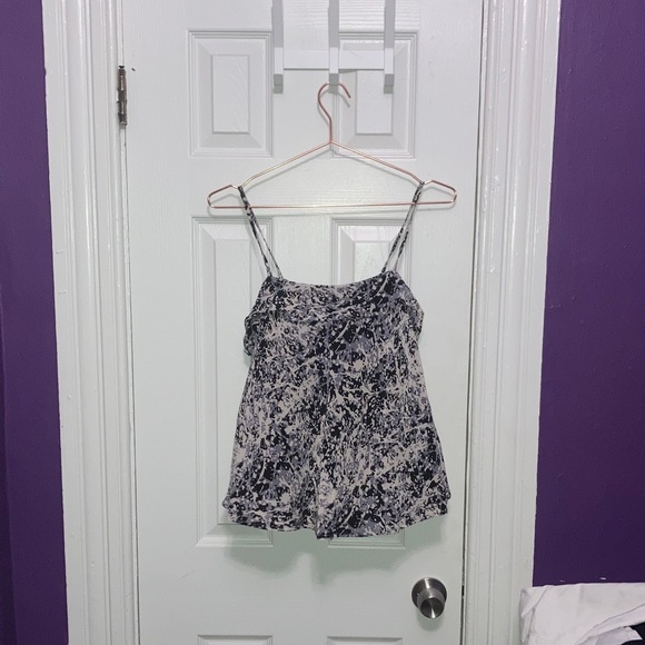 pouridge Tops - Elegant Black and‎ White Women's Camisole